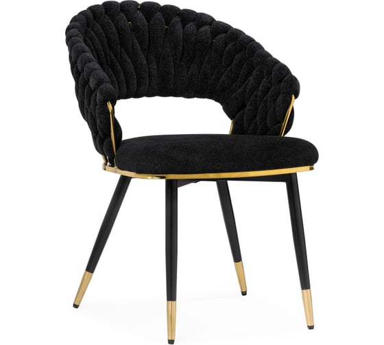 Стул Woodville rakel black / gold 15555