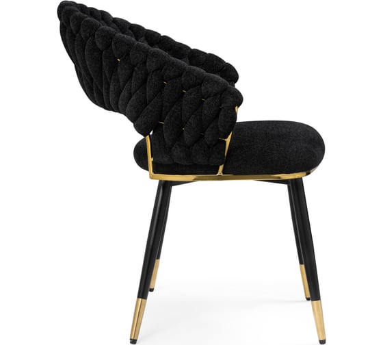 Стул Woodville rakel black / gold 15555