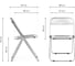 Стул Woodville fold складной clear 15377 2