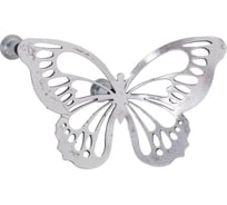 Ручка мебельная BOGACHO бабочки серебристого цвета 90101/серебро