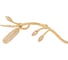 Ручка мебельная BOGACHO oliva branch левая кремовая цвета 90095/кремовый 1