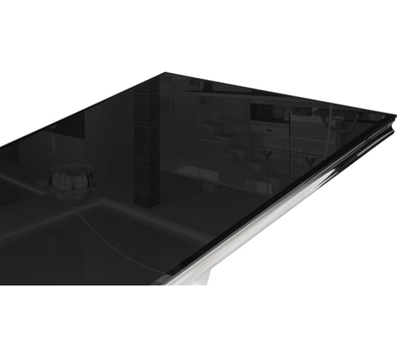 Стеклянный стол Woodville levon 200x100x75 black 15563