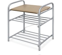 Банкетка Nika 2 Б2 Б2/С серый