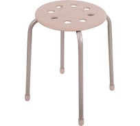 Табурет с пластмассовым сиденьем Nika ТП01/БЖ бежевый