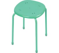 Табурет с пластмассовым сиденьем Nika ТП02/БЗ бирюза