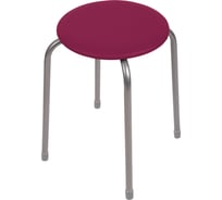 Табурет Nika эконом 2 ТЭ2/ТК темно-красный