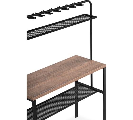 Стол Woodville нари 125x50x171 галифакс олово / черный матовый 554136