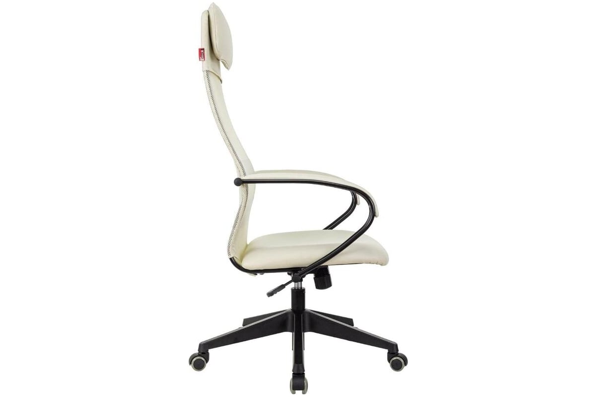 Кресло для руководителя easy chair 509 tpu бежевое экокожа металл