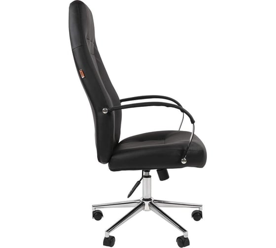 Кресло Easy Chair vt_e-555 tpu кожзам, черный, хром 1831127