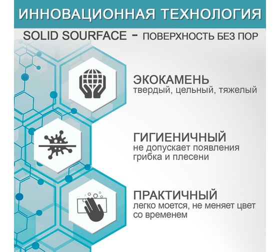 Акриловый плинтус бордюр для столешницы/раковины BNV св12 90 сантиметров, бежевый цвет, глянцевая поверхность св12_плинтус_90см_бежевый 4603336101555