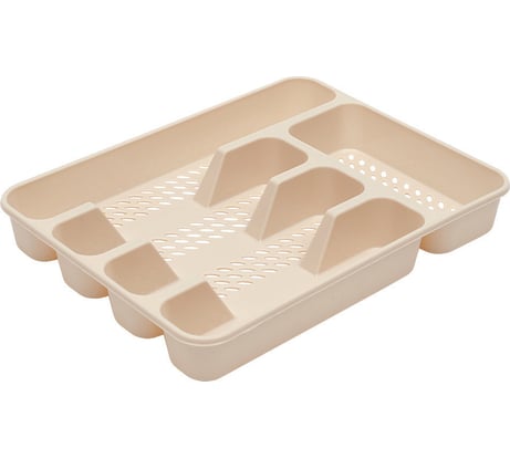Лоток для столовых приборов ЗПИ «Альтернатива» Капелька бежевый М7079