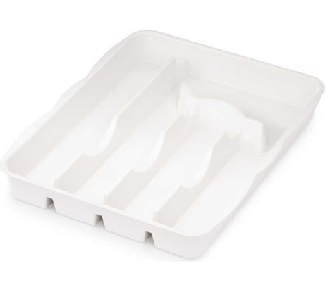Лоток для столовых приборов ЗПИ «Альтернатива» белый М8516