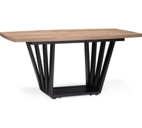 Деревянный стол Woodville Эудес дуб галифакс табак/черный 551078