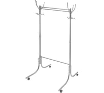 Гардеробная вешалка Nika ВГ90-6/МС матовый серый