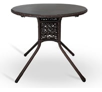 Круглый обеденный стол AIKO Brown разборный, шоколад SBK-50341800