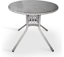 Круглый обеденный стол AIKO Brown разборный, серый SBK-50451800