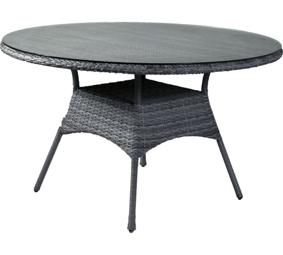 Круглый обеденный стол AIKO Deco разборный, серый SD722-504511300
