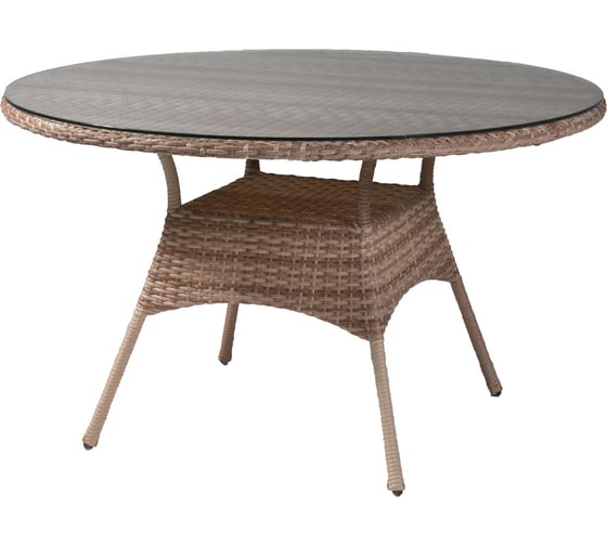 Круглый обеденный стол AIKO Deco разбоный, капучино SD722-503511300 1