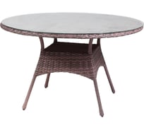 Круглый обеденный стол AIKO Deco разборный, шоколад SD722-503411300