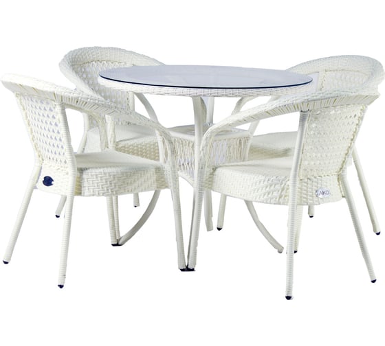 Круглый обеденный стол AIKO Deco слоновая кость SDO-50181900