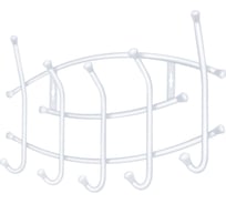 Настенная вешалка Nika ВНП3 ВНП3/МБ матовый белый