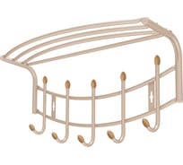 Настенная вешалка Nika ВНП4Д ВНП4Д/Б бежевый металлик