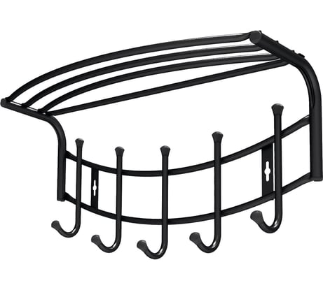 Настенная вешалка Nika ВНП4 ВНП4/Ч черный