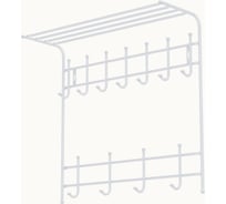 Настенная вешалка Nika ВПТ11 ВПТ11/МС матовый серый