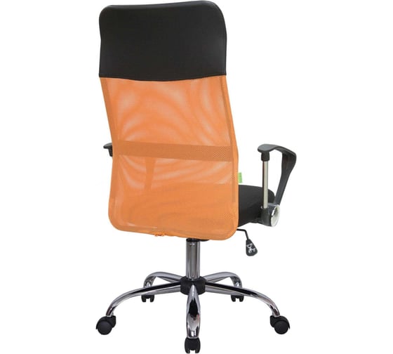Кресло RIVA Chair 8074 РК чёрная ткань/оранжевая сетка (DW-05) УЧ-00002071