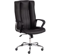 Кресло Easy Chair ut_e boston хром, кожзам, черный 36-606 1812294