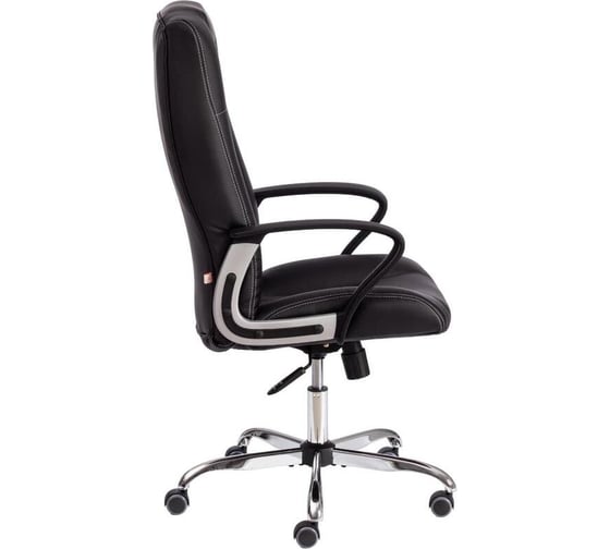 Кресло Easy Chair ut_e boston хром, кожзам, черный 36-606 1812294