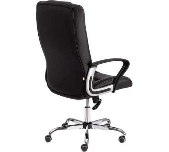 Кресло Easy Chair ut_e boston хром, кожзам, черный 36-606 1812294