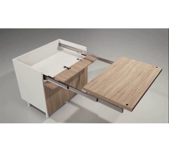 Механизм трансформации стола Hafele LUNCH-Revers 550/900 мм 505.73.954