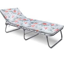 Раскладная кровать Nika НИКА с мягким матрасом РК4-М РК4-М/2 с фламинго