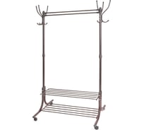 Гардеробная вешалка с полками Nika НИКА ВГП90-6 ВГП90-6/А медный антик