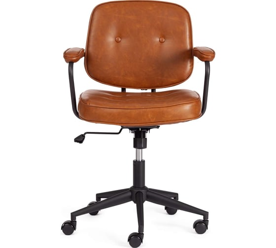 Кресло Tetchair Alfa искусственная кожа, brown (коричневый) 20204