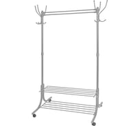 Гардеробная вешалка с полками Nika НИКА ВГП90-6 ВГП90-6/МС матовый серый