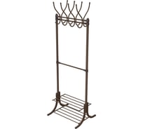 Гардеробная вешалка с полками Nika НИКА ВГП60-8 ВГП60-8/К коричневый