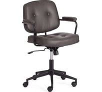 Кресло Tetchair Alfa искусственная кожа, grey (cерый) 20205