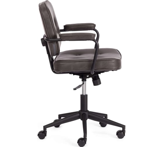 Кресло Tetchair Alfa искусственная кожа, grey (cерый) 20205