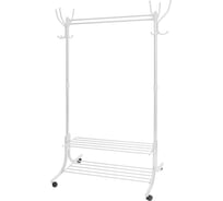 Гардеробная вешалка с полками Nika НИКА ВГП90-6/МБ матовый белый