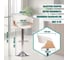 Барный стул Tetchair Vimta (mod.4021s) металл/дерево/экокожа, 60x51x91,5-112,5 см, высота сиденья 61,5-82,5 см, белый/натуральный/хром 13660 5