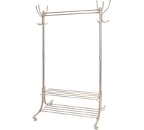 Гардеробная вешалка с полками Nika НИКА ВГП90-6/БЖ бежевый металлик