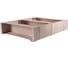 3-секционная этажерка BranQ Nature узкая, кофейный цвет BQ3768КФ 2