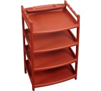 Этажерка для обуви BranQ 4 полки, терракотовый BQ2811ТР