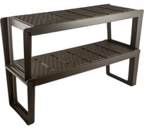Модульная этажерка для обуви BranQ Nature 2 полки венге BQ2815ВНГ
