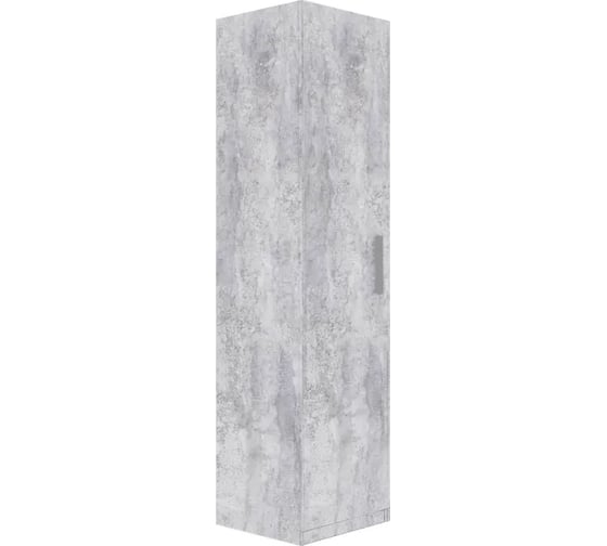 Распашной шкаф ЦМК Trend-1 500x520x2200 1-створчатый бетонный камень ME0001
