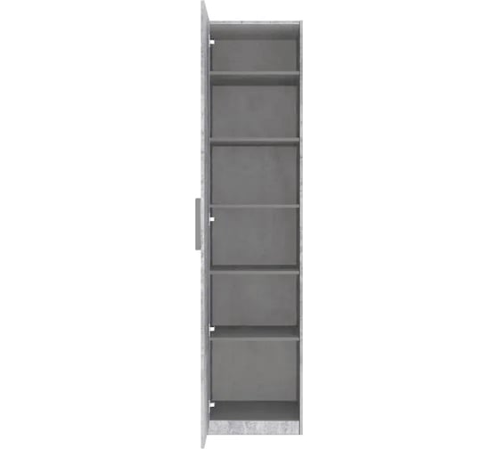 Распашной шкаф ЦМК Trend-1 500x520x2200 1-створчатый бетонный камень ME0001