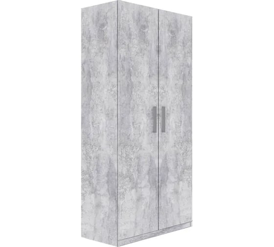 Распашной шкаф ЦМК Trend-2 1000x520x2200 2-створчатый бетонный камень ME0003