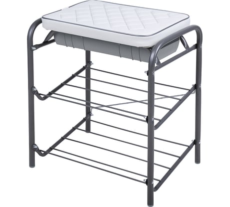 Банкетка Nika НИКА Haushalt НБ2 НБ2/С темно-серый/светло-серый